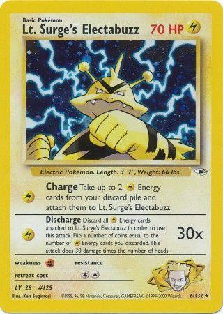 Lt. Surge's Electabuzz (6) [G1 - 006/132]