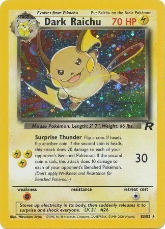 Dark Raichu [TR - 83/82]