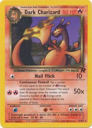 Dark Charizard (21) 021  - Unlimited Team Rocket - Rare
