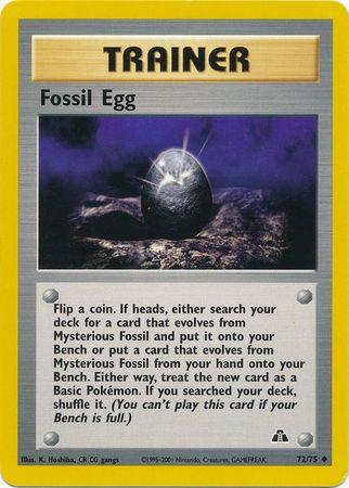 Fossil Egg 072/75  - Unlimited Neo Discovery - Uncommon
