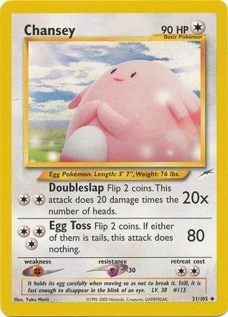 Chansey 031/105  - Unlimited Neo Destiny - Uncommon
