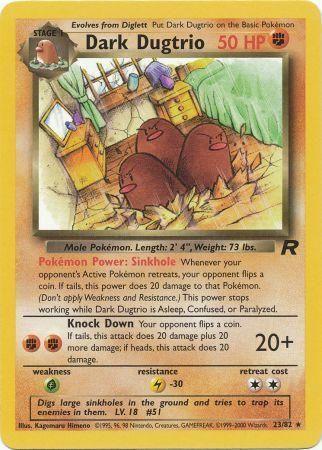 Dark Dugtrio (23) [TR - 23/82]