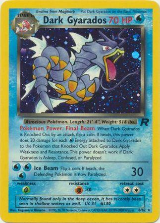 Dark Gyarados (8) 008/82  - Unlimited Holofoil Team Rocket - Holo Rare
