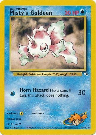 Misty's Goldeen (30) 030  - Unlimited Gym Heroes - Rare