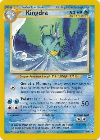 Kingdra 019/64  - Unlimited Neo Revelation - Rare