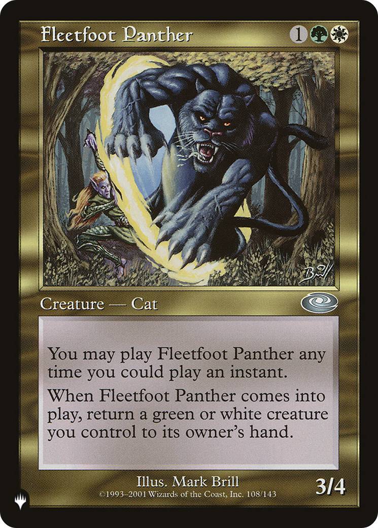 Fleetfoot Panther [LIST - 108/143]