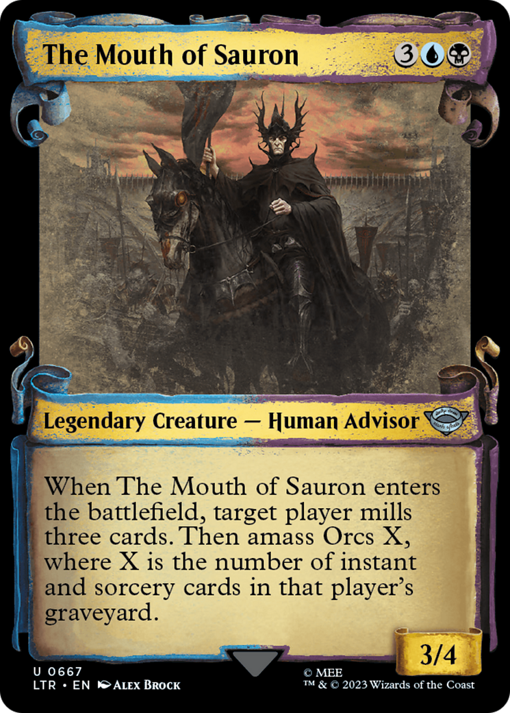 The Mouth of Sauron (Showcase Scrolls) [LTR - 667]