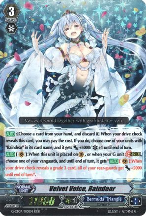 Velvet Voice, Raindear (G-CB07/010EN) - G-CB07: Divas' Festa