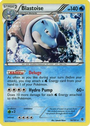 Blastoise - 16/101 (Cosmos Holo) [BLE - 016/101]