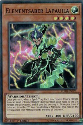 Elementsaber Lapauila (FLOD-EN023) - Flames of Destruction 1st Edition
