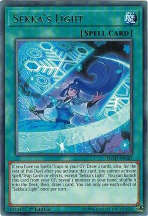 Sekka's Light (FLOD-EN062) - Flames of Destruction 1st Edition