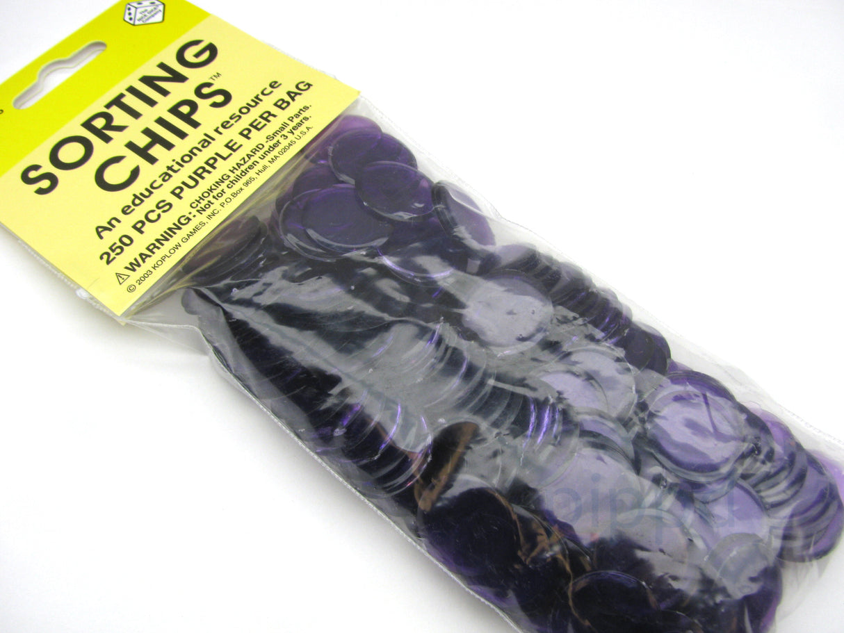 Sorting Chips - Purple