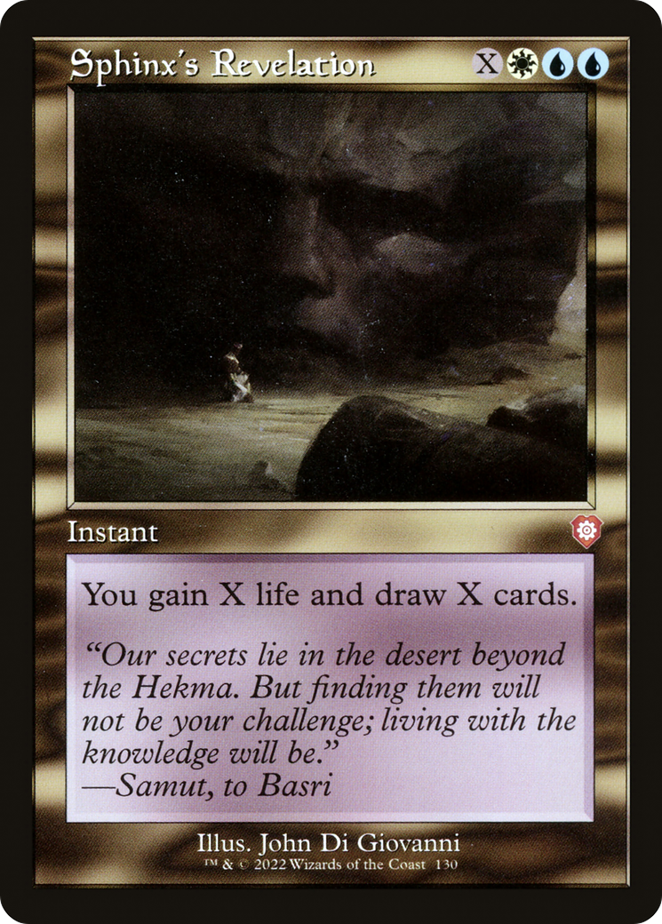 Sphinx's Revelation (Retro Frame) [BRC - 130]