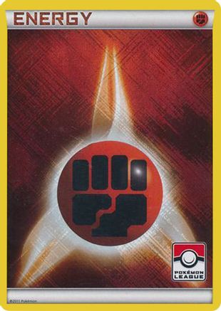 Fighting Energy (2011 Pokemon League)  - Holofoil League & Championship Cards - Promo