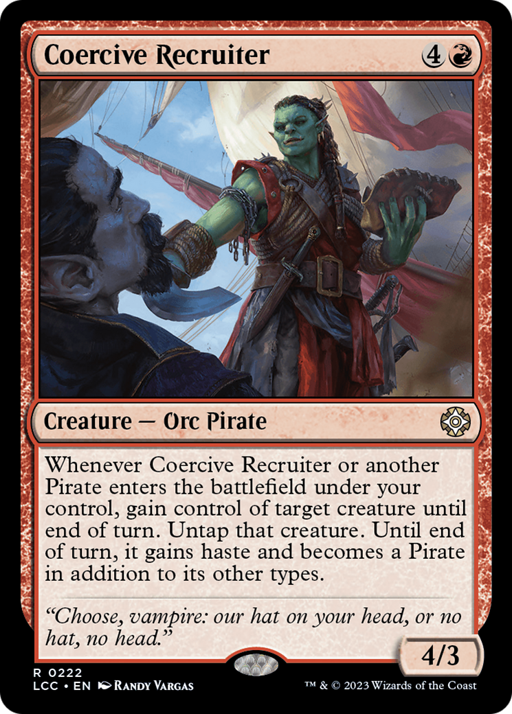 Coercive Recruiter [LCC - 222]