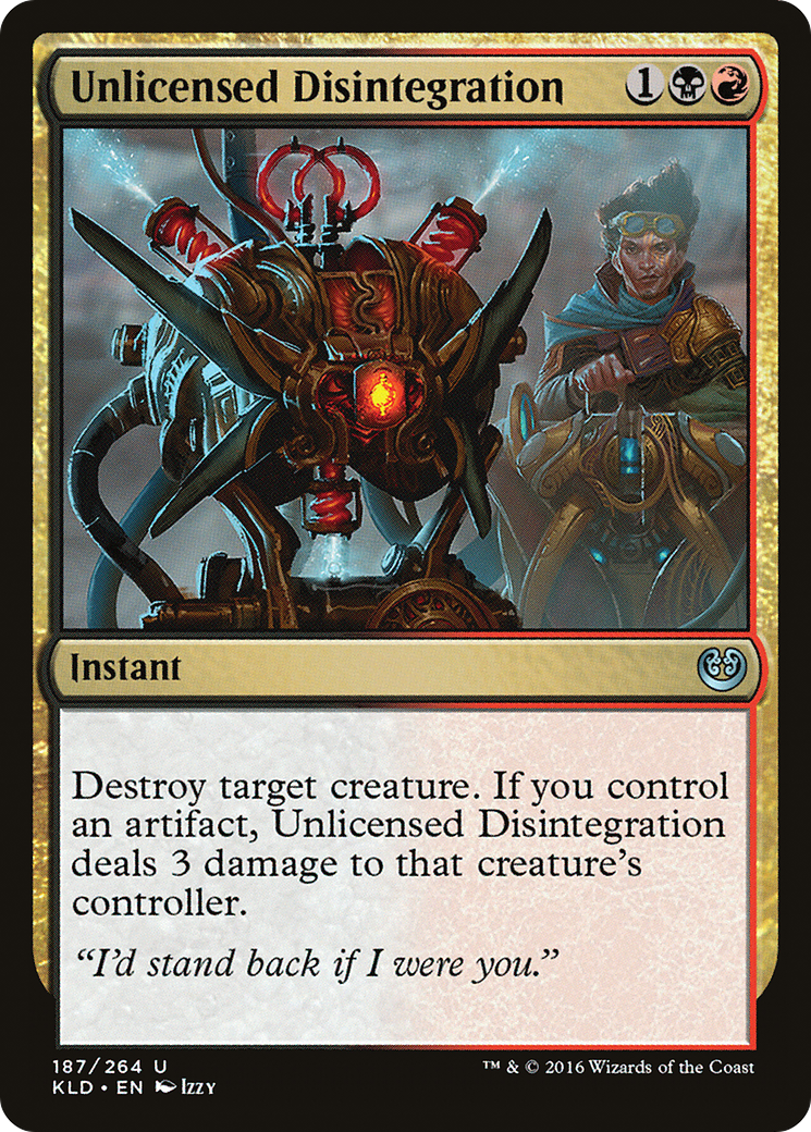 Unlicensed Disintegration [KLD - 187]