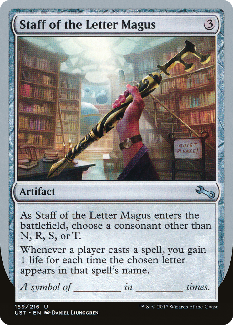 Staff of the Letter Magus [UST - 159]