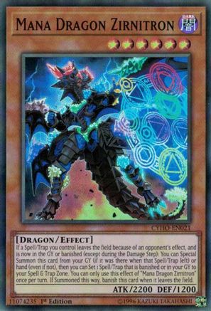 Mana Dragon Zirnitron (CYHO-EN021) - Cybernetic Horizon Unlimited