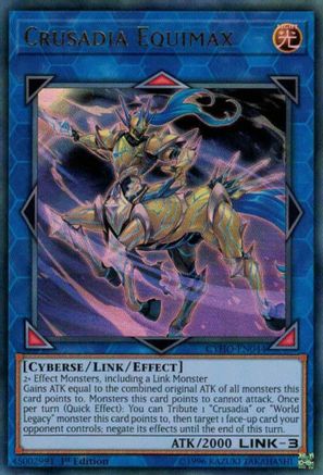 Crusadia Equimax (CYHO-EN044) - Cybernetic Horizon 1st Edition
