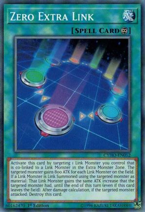 Zero Extra Link (CYHO-EN052) - Cybernetic Horizon Unlimited