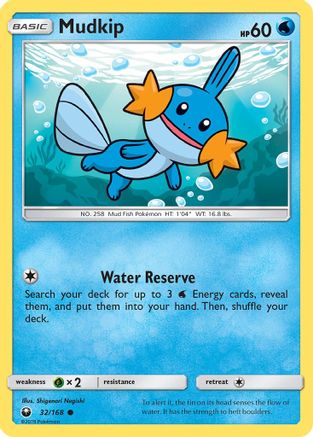 Mudkip (32) 032  SM  Celestial Storm - Common