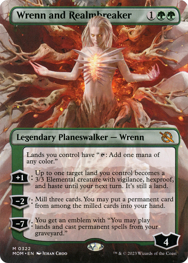 Wrenn and Realmbreaker (Borderless) [MOM - 322]