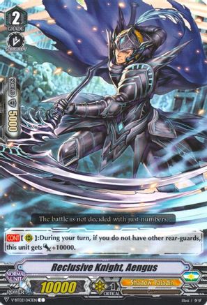 Reclusive Knight, Aengus (V-BT02/043EN) - V-BT02 : Strongest! Team AL4