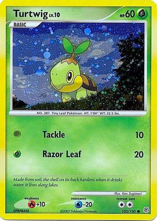 Turtwig - 103/130 (Cosmos Holofoil) [PR - 103/130]