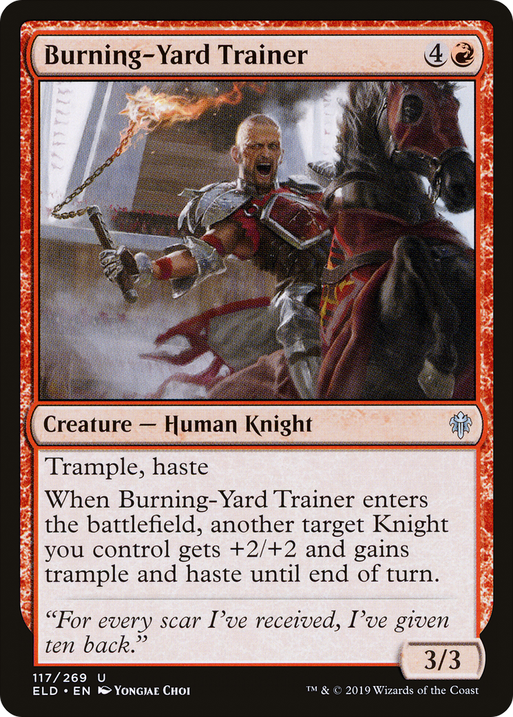 Burning-Yard Trainer [ELD - 117]