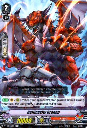 Bellicosity Dragon (V-MB01/020EN) - V-MB01: PSYqualia Strife