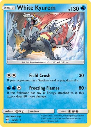 White Kyurem [SM8 - 63/214]