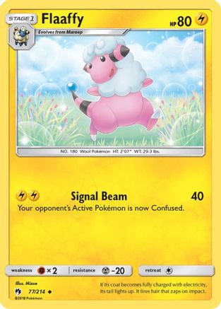 Flaaffy 077/214  SM  Lost Thunder - Uncommon