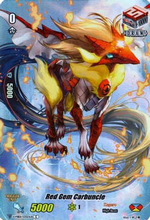 Red Gem Carbuncle (Full Art) (Parallel Foil) (V-MB01/035EN-B) - V-MB01: PSYqualia Strife