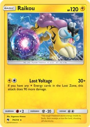 Raikou - 79/214 (SM Lost Thunder) [PR - 079/214]