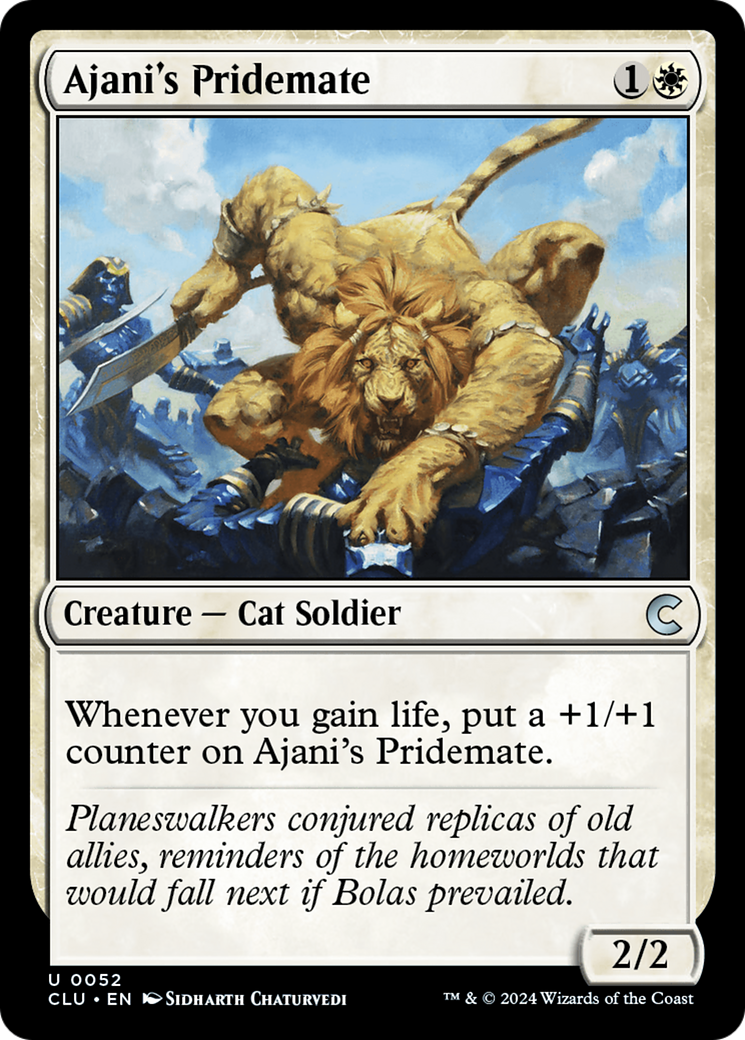 Ajani's Pridemate [CLU - 52]