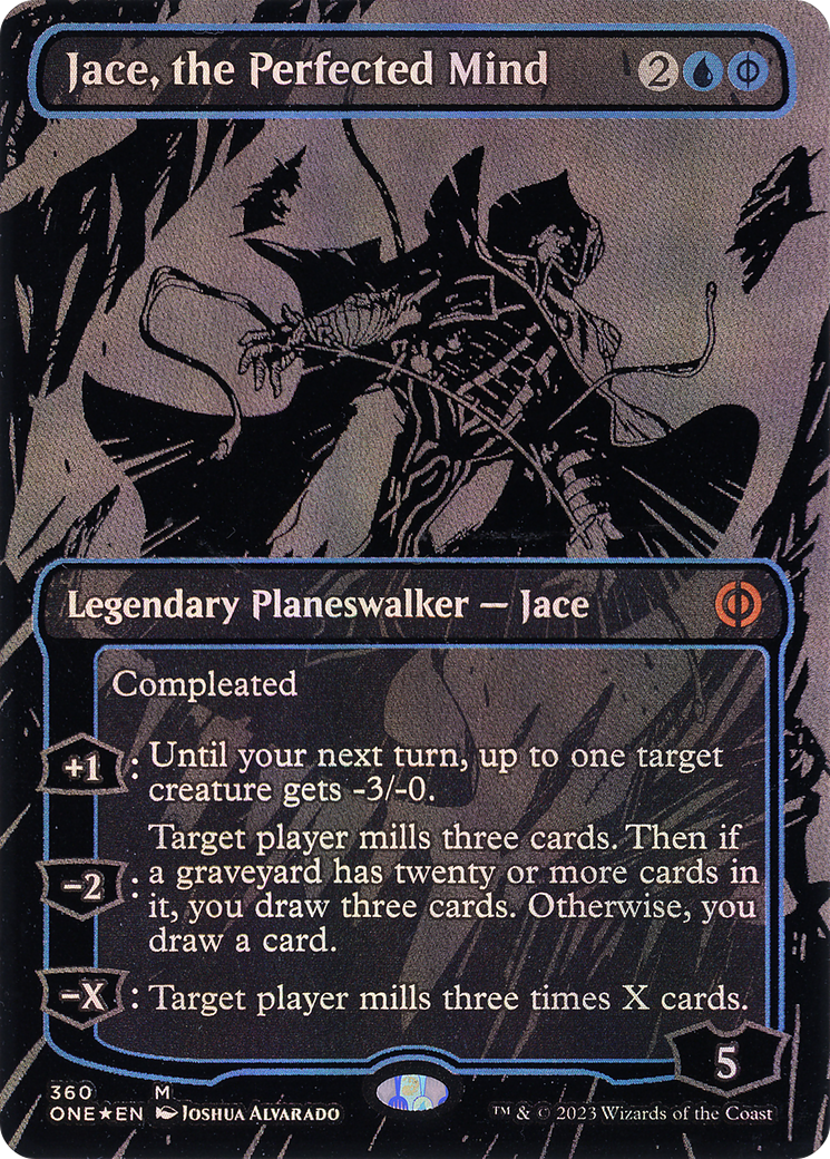 Jace, the Perfected Mind (Oil Slick Raised Foil) [ONE - 360]