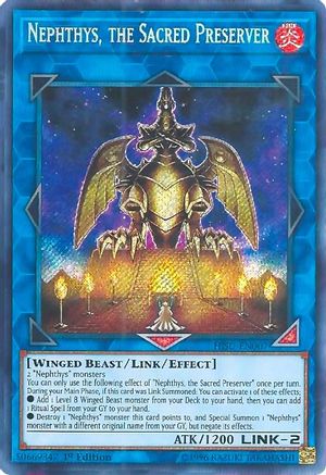 Nephthys, the Sacred Preserver (HISU-EN007) - Hidden Summoners 1st Edition