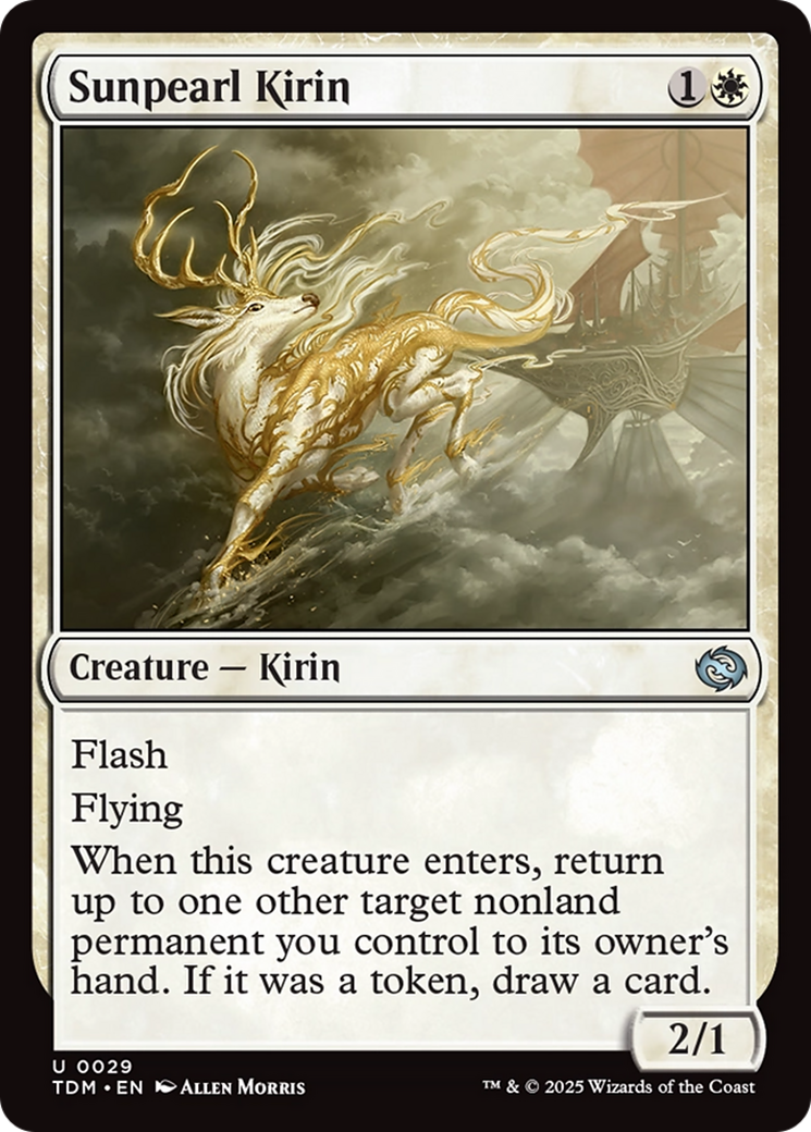 Sunpearl Kirin (TDM-029) - Tarkir: Dragonstorm