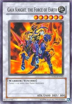 Gaia Knight, the Force of Earth (5DS1-EN042) - 5D's 2008 Starter Deck Unlimited