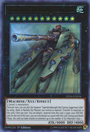 Superdreadnought Rail Cannon Juggernaut Liebe [LED4 - LED4-EN034]