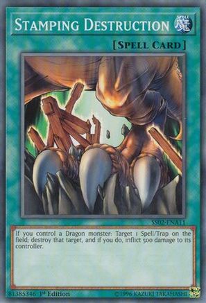Stamping Destruction (SS02-ENA11) - Speed Duel Decks: Duelists of Tomorrow 1st Edition