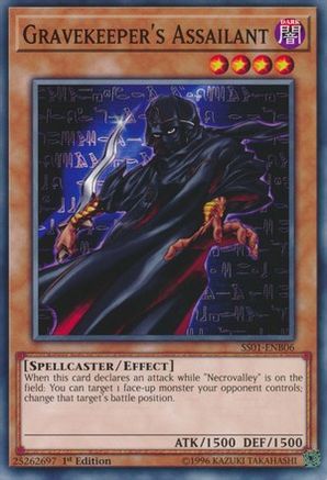 Gravekeeper's Assailant (SS01-ENB06) - Speed Duel Decks: Destiny Masters 1st Edition