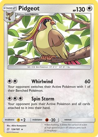 Pidgeot [SM9 - 124/181]