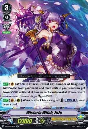 Wistaria Witch, ZoZo (V-BT03/016EN) - V-BT03: Miyaji Academy CF Club