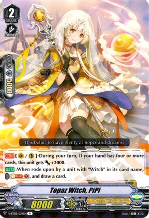 Topaz Witch, PiPi (V-BT03/029EN) - V-BT03: Miyaji Academy CF Club