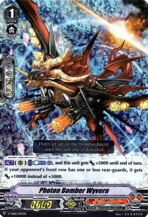 Photon Bomber Wyvern (RRR Foil) (V-TD06/007EN) - V-TD06: Naoki Ishida