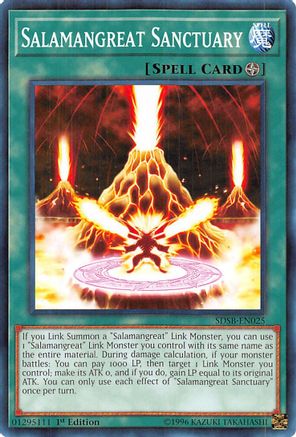 Salamangreat Sanctuary (SDSB-EN025) - Structure Deck: Soulburner 1st Edition