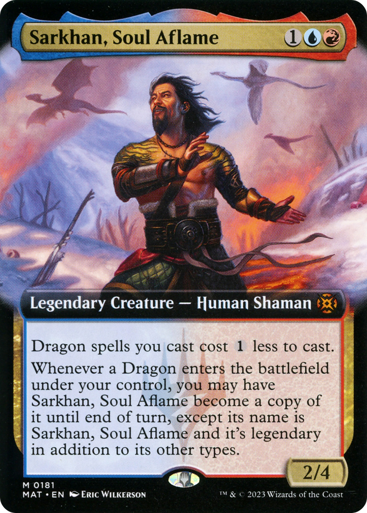 Sarkhan, Soul Aflame (Extended Art) [MAT - 181]