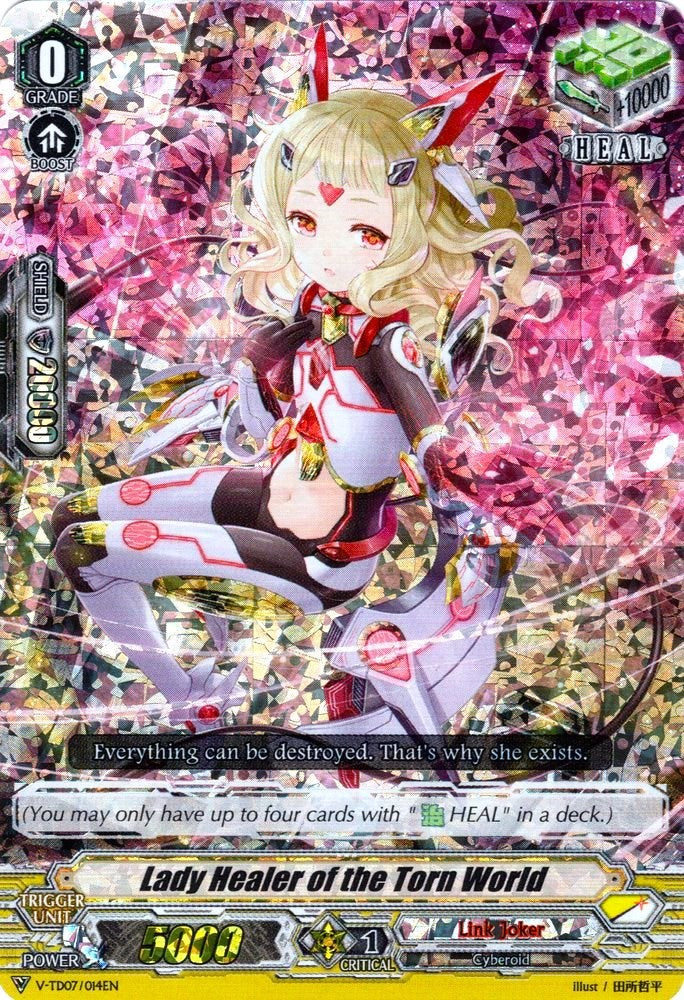Lady Healer of the Torn World (RRR Foil) [V-TD07 - V-TD07/014EN]