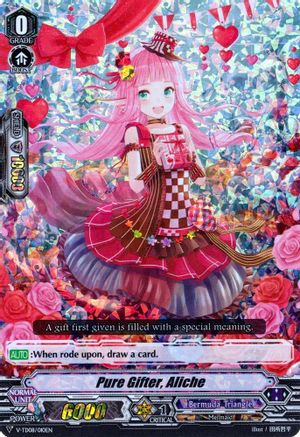 Pure Gifter, Aliche (RRR Foil) (V-TD08/010EN) - V-TD08: Schokolade Melody